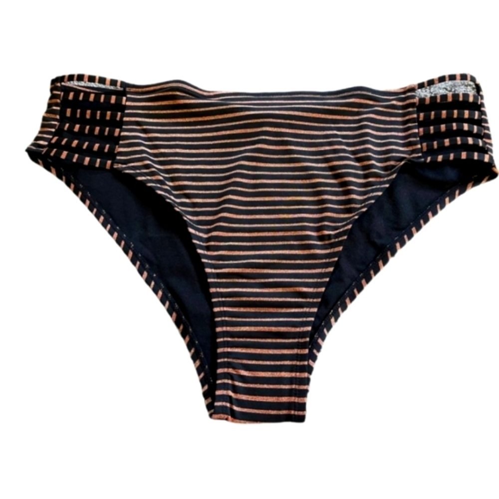 Black and Gold Bikini Bottom